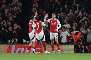 10 thống kê Arsenal 2-0 PSG: Điên rồ Saka; “Lời nguyền Man Utd”_695a9718b53c8.jpeg