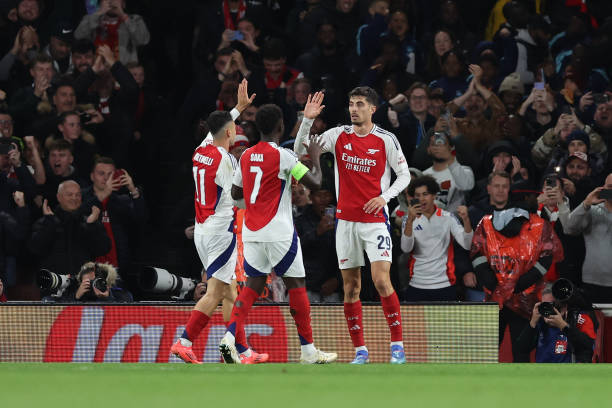 10 thống kê Arsenal 2-0 PSG: Điên rồ Saka; “Lời nguyền Man Utd”_695a9718b53c8.jpeg