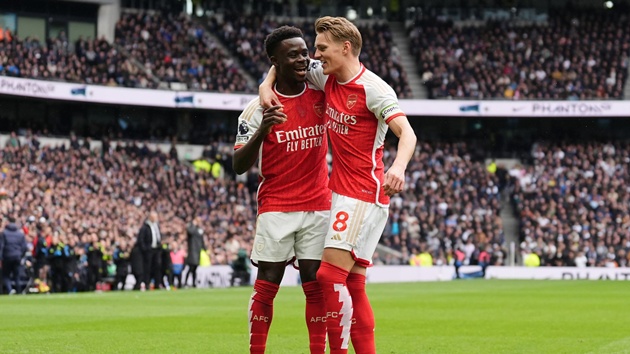 Arteta bỏ ngỏ khả năng ra sân của Saka và Odegaard_695a2f9fc3a2c.jpeg