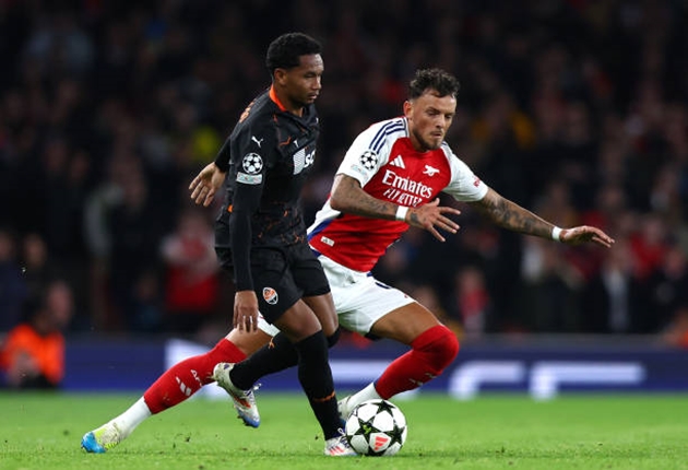 Arteta tiết lộ lý do rút White ra nghỉ sớm ở trận đấu với Shakhtar_695a918a3595e.jpeg