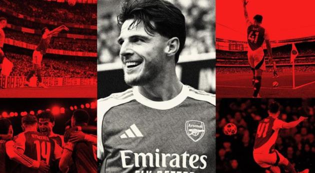 “Bend it like Declan”: Rice tái hiện phong cách Beckham tại Arsenal_695a2614cf81e.jpeg