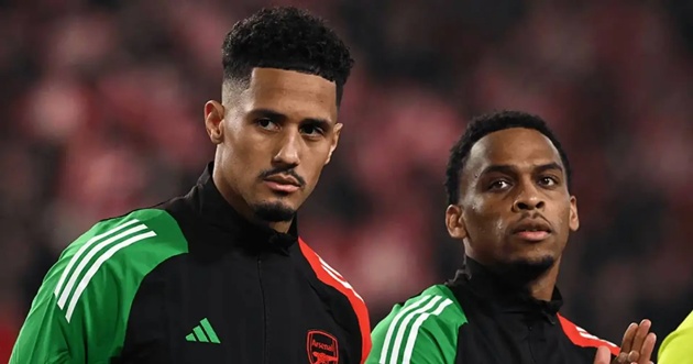 Saliba và Timber lỡ buổi tập của Arsenal trước Champions League_6983193b7bac8.jpeg