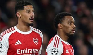 Saliba và Timber vắng mặt khi Arsenal đấu Kairat Almaty_6983192ef176a.jpeg